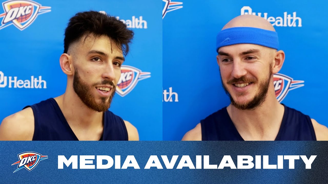 Chet Holmgren + Alex Caruso + Coach Daigneault Media Availability | October 22, 2024 | OKC Thunder