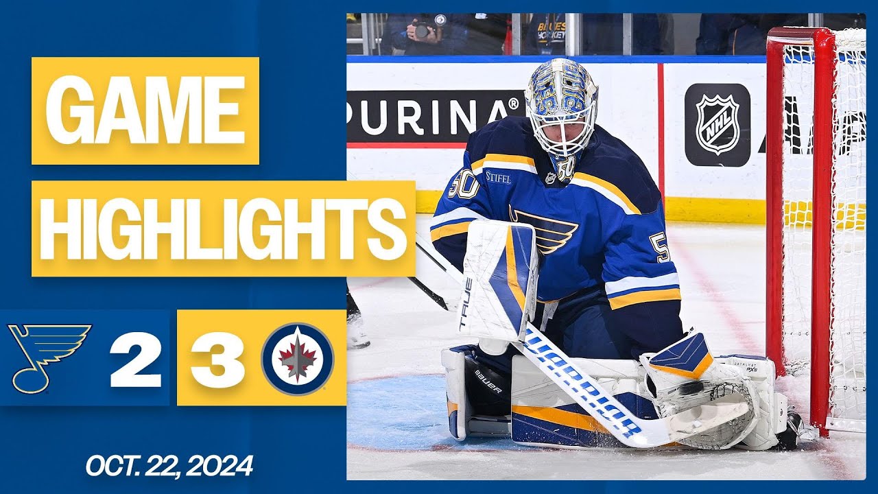 Game Highlights: Jets 3, Blues 2