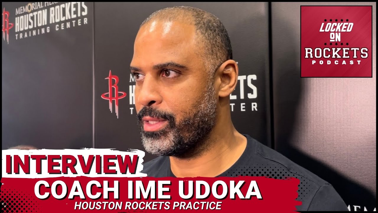 Ime Udoka | Houston Rockets Practice | 2024-2025 NBA Season