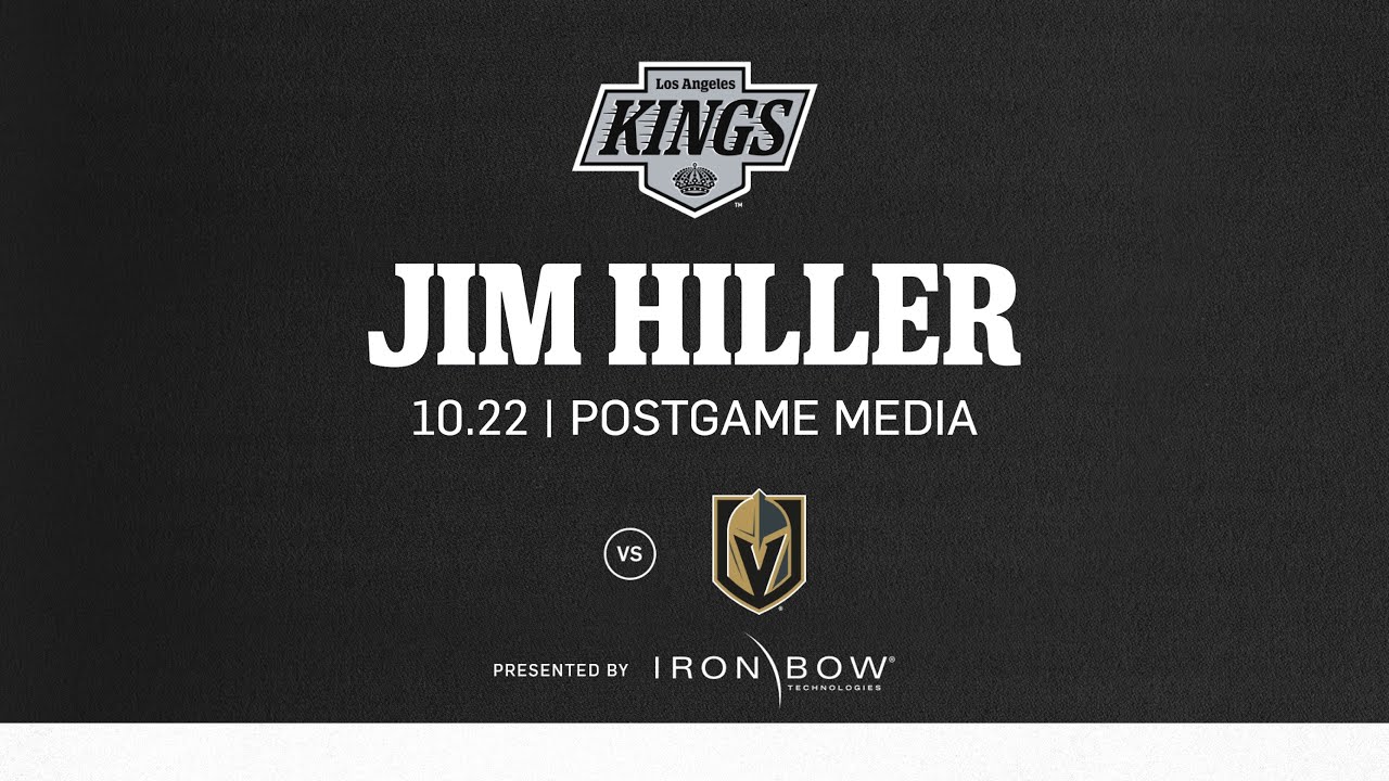 Head Coach Jim Hiller | 10.22 LA Kings lose to Vegas Golden Knights