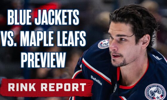 FROZEN FRENZY 🥶 Blue Jackets Battle the Toronto Maple Leafs 💥🍁 | Rink Report