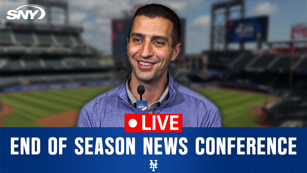 David Stearns end of season news conference | NY Mets | SNY