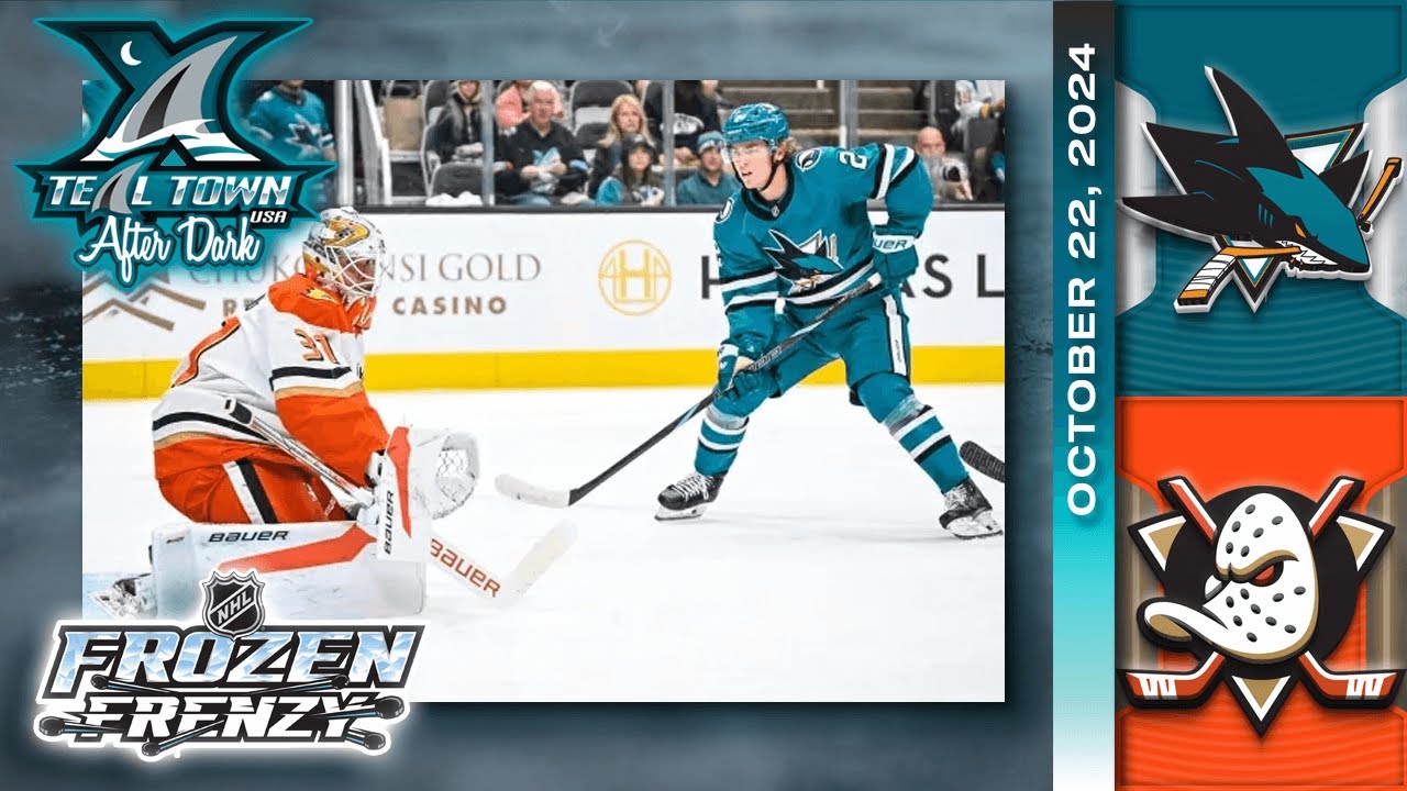 San Jose Sharks @ Anaheim Ducks - 10/22/2024 - Teal Town USA After Dark (Postgame)