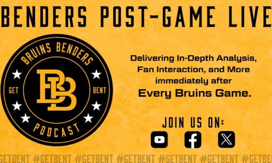 Bruins Benders Live: 10/22/24 vs. Nashville Predators