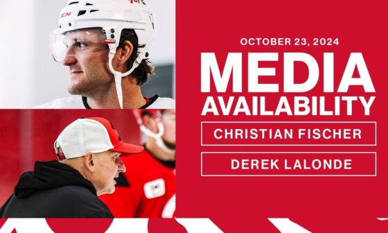 Christian Fischer, Derek Lalonde Media Availability | Oct. 23, 2024