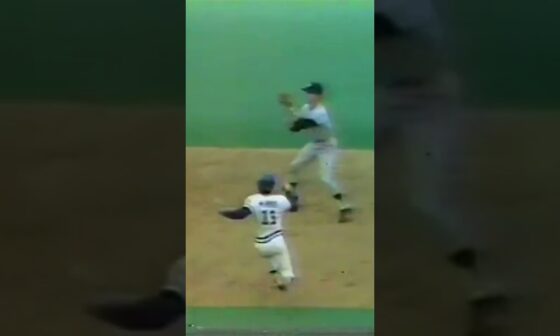 Thurman Munson Throws Out Hal McRae