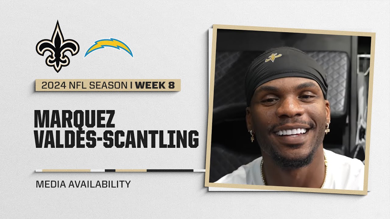 Marquez Valdes-Scantling on signing with Saints, familiarity with offense | New Orleans Saints