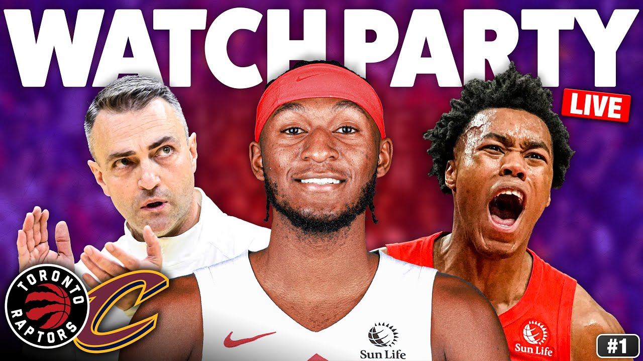 Raptors vs Cavaliers LIVE Watch Along | Let's Start The Season With A HUGE Win!