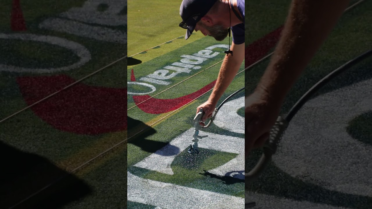 Dodger Stadium is getting prepped for the World Series!