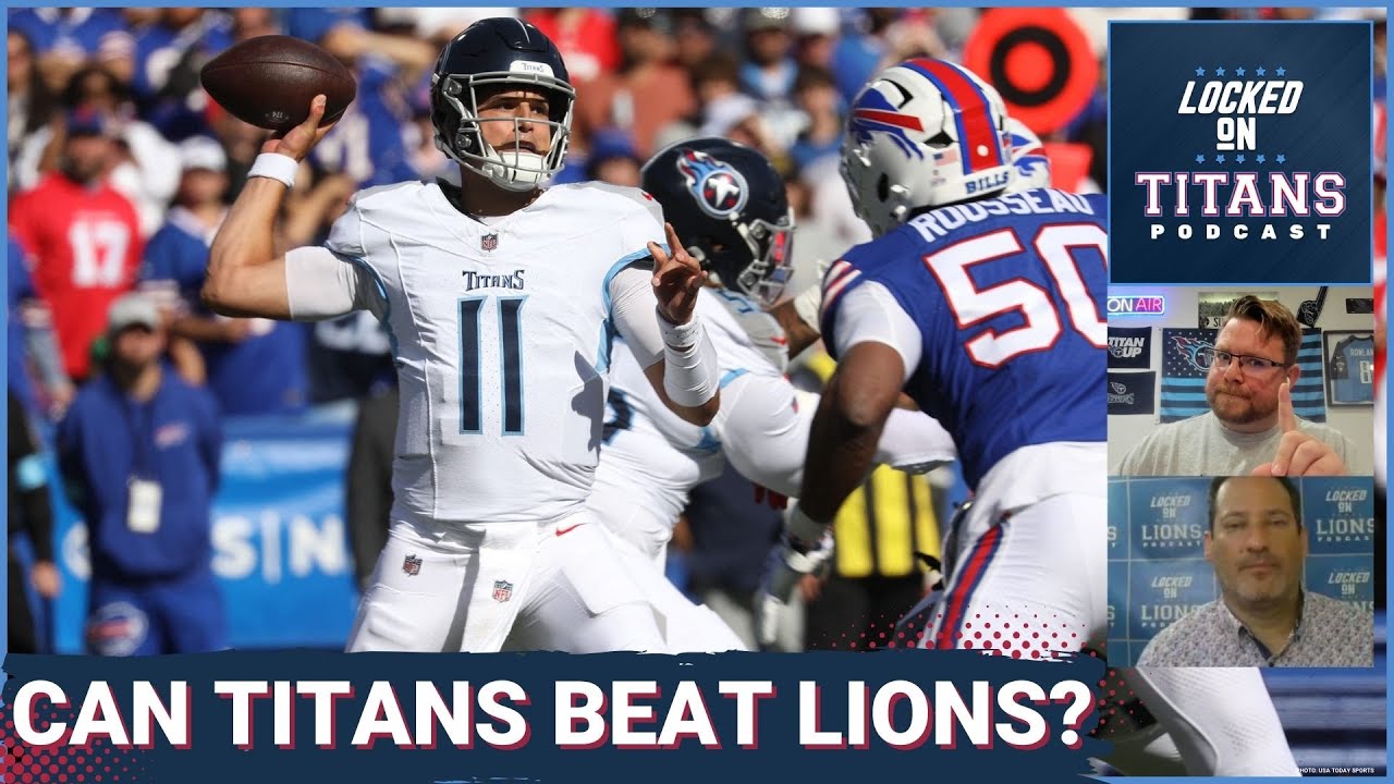 Tennessee Titans Must STOP THE RUN vs Detroit Lions, DeAndre Hopkins Traded & Mo Town Magic Needed