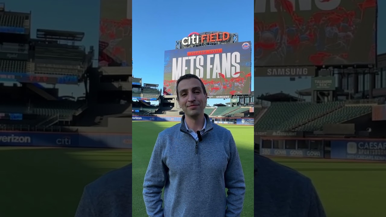 Mets fans, David Stearns wants to say thank you for an incredible season.