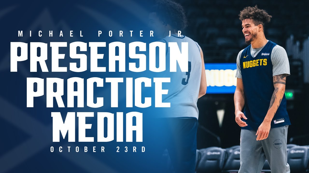 Michael Porter Jr. Post Practice Media 🎙 | Denver Nuggets Preseason