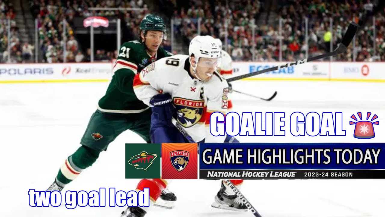 Minnesota Wild vs Florida Panthers - 1st QTR Game Highlights (10/22/2024) | 2024 NHL Season