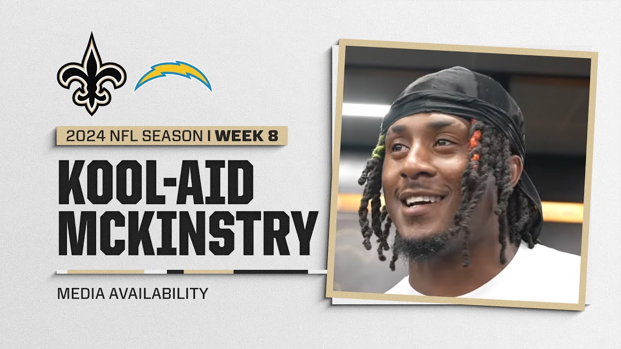 Kool-Aid McKinstry on taking on a larger role, playing outside corner | New Orleans Saints