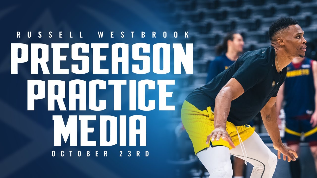 Russell Westbrook Post Practice Media 🎙 | Denver Nuggets Preseason