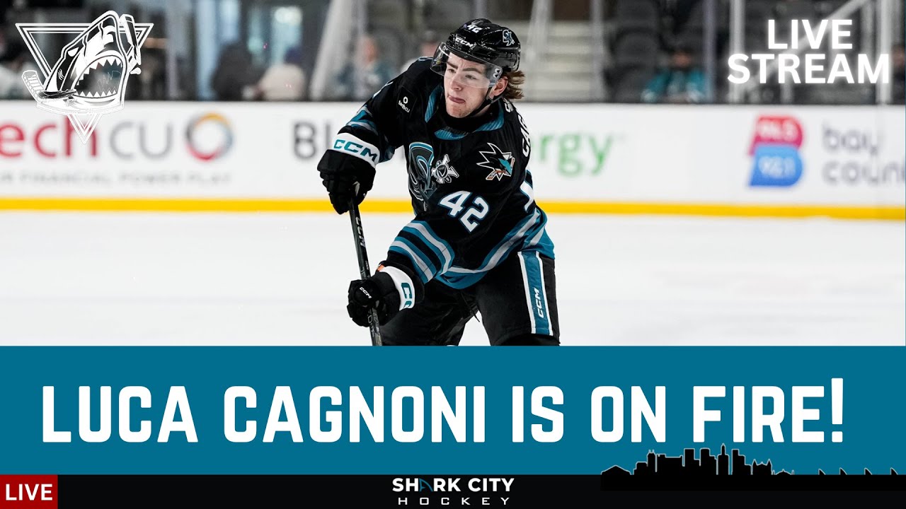 LUCA CAGNONI IS ON FIRE | SAN JOSE SHARKS SPORTS TALK