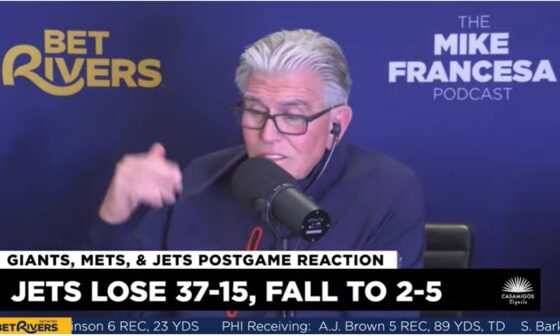 Misery Loves Company: Jets, Giants & Mets All Lose - Mike Francesa Reaction