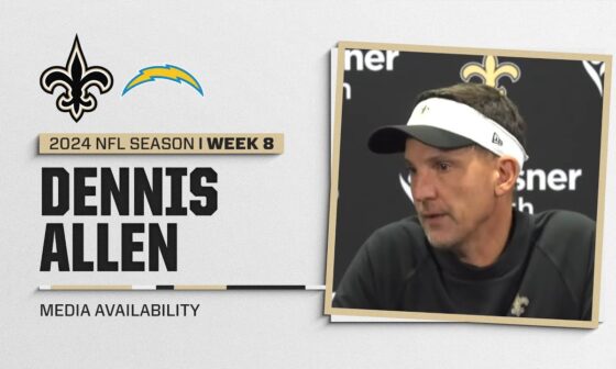 Dennis Allen on Alvin Kamara contract extension, Chargers | New Orleans Saints