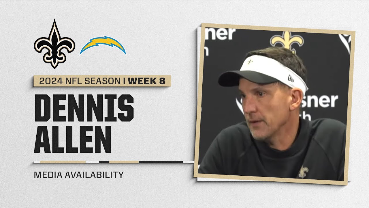 Dennis Allen on Alvin Kamara contract extension, Chargers | New Orleans Saints