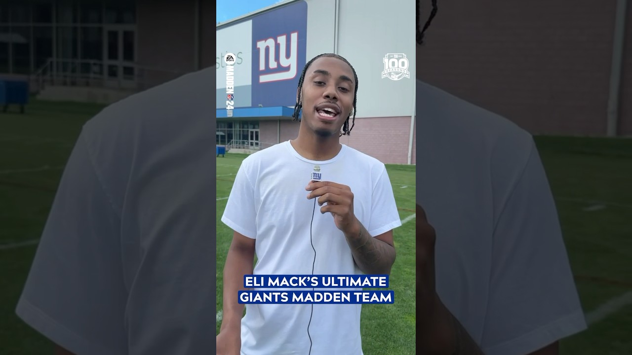 @EliMackYoutube’s ultimate #Giants100 Madden Team 🙌 #shorts #elimack #nfl #football #giants