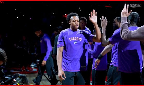 Toronto Raptors Starting Line-Up vs Cleveland Cavaliers