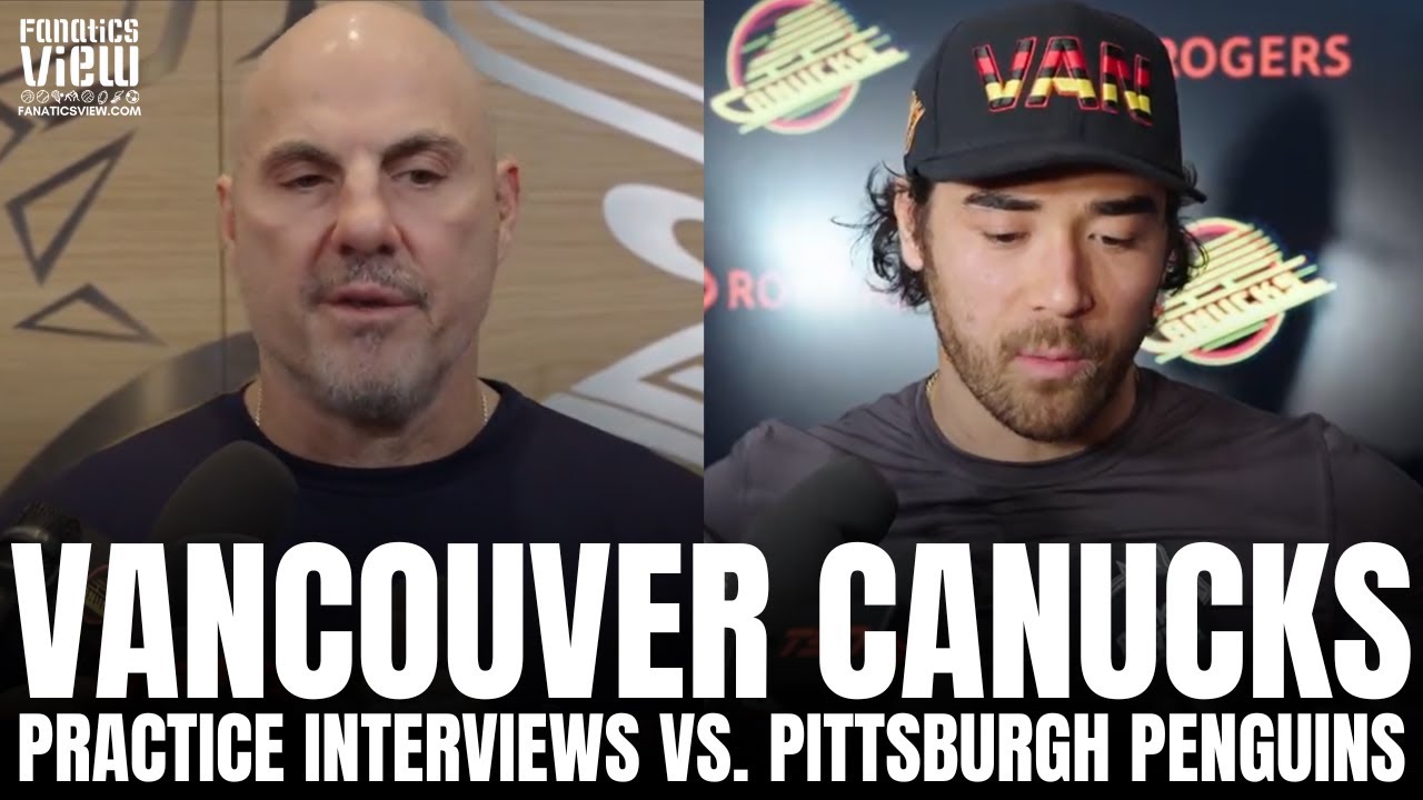 Rick Tocchet & Kiefer Sherwood Discuss JT Miller/Elias Pettersson Clash at Practice, NHL Hits Lead