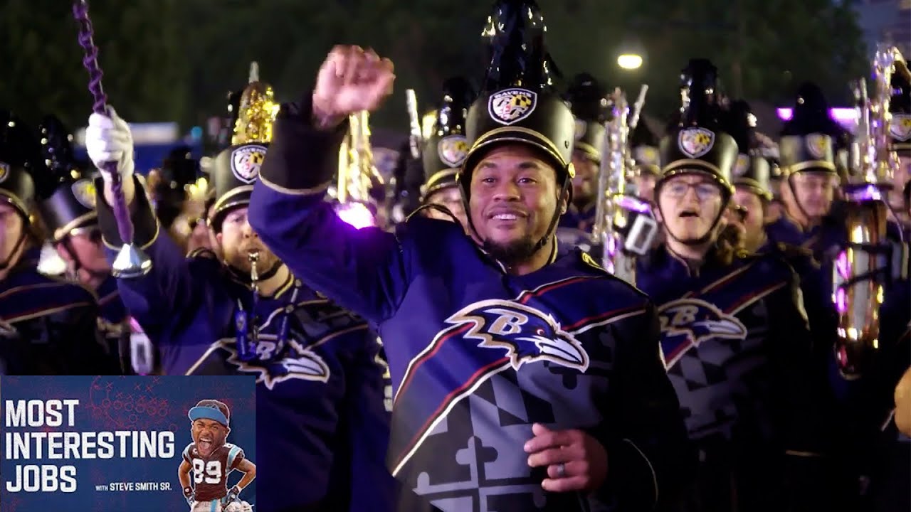 Steve Smith Sr. JOINS The Baltimore Ravens Marching Band