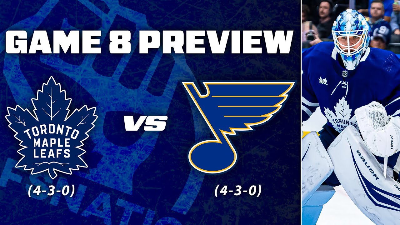 Maple Leafs vs St. Louis Blues - Game 8 Preview & Bets