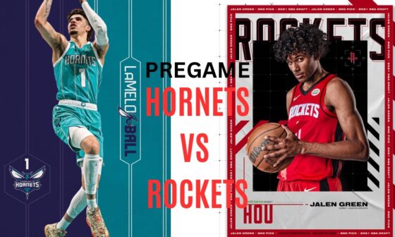 Charlotte Hornets Vs. Houston Rockets | Pregame Live #HoustonRockets CharolotteHornets