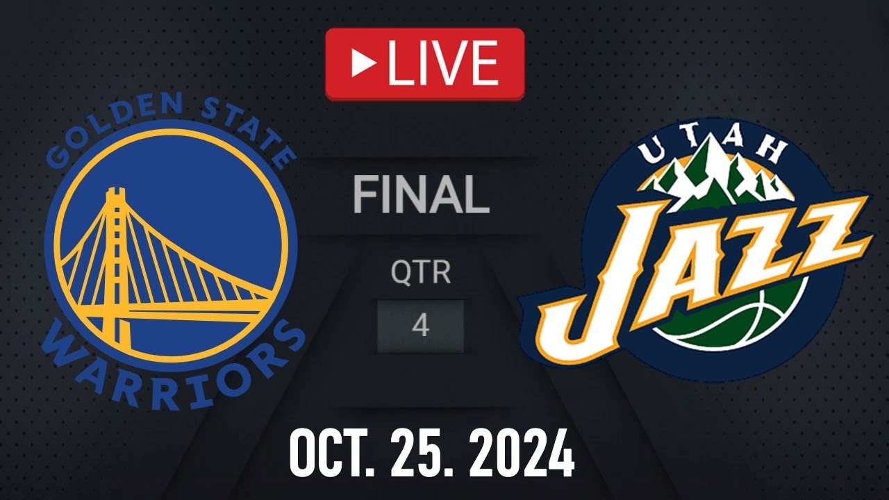 NBA LIVE! Golden State Warriors vs Utah Jazz | October 26, 2024 | Jazz vs Warriors NBA 2K25