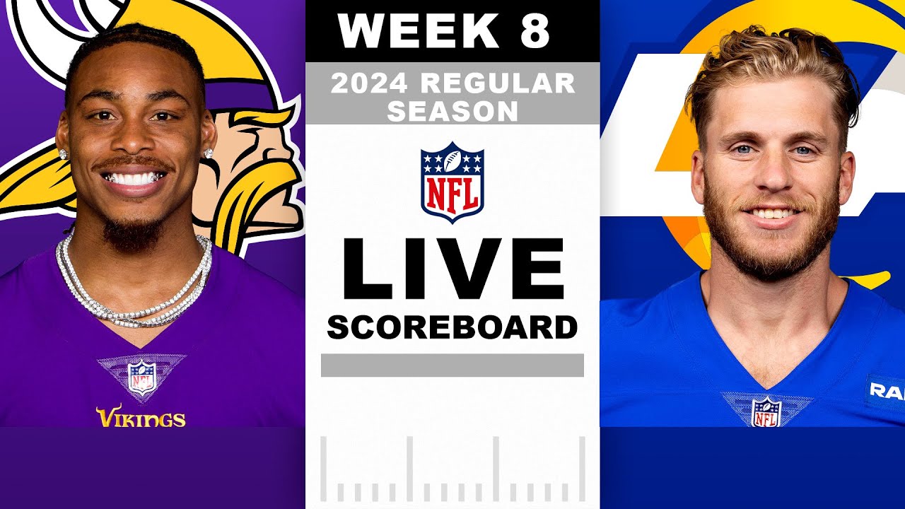 Vikings vs Rams Week 8 LIVE Scoreboard!