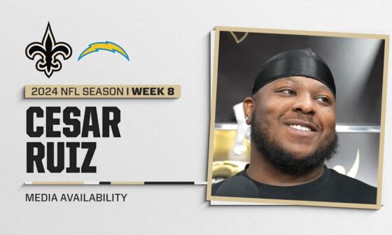 Cesar Ruiz on return from injury | New Orleans Saints