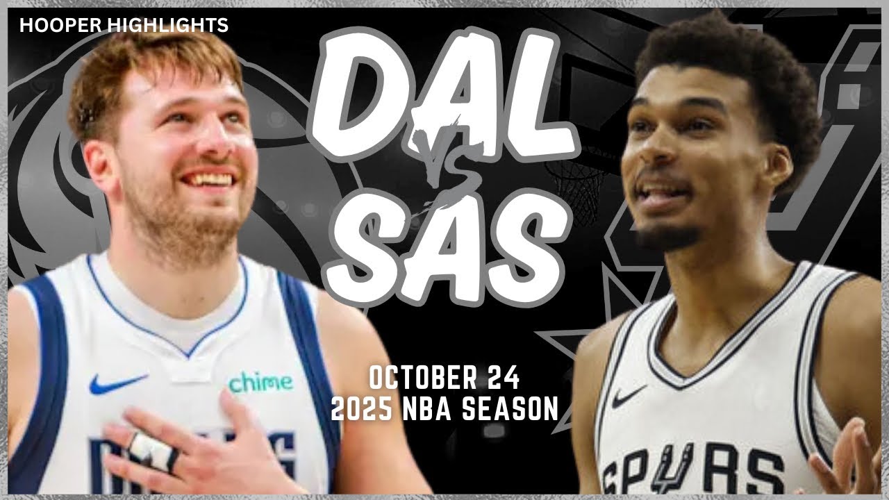 Dallas Mavericks vs San Antonio Spurs Full Game Highlights | Oct 24 | 2025 NBA Season