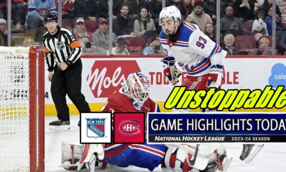 Montreal Canadiens vs New York Rangers Game Highlights  (10/22/2024) | 2024 NHL Season