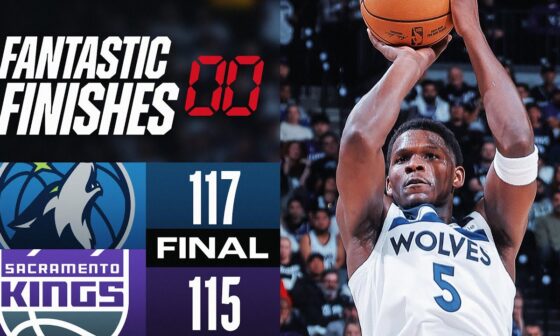 Final 3:34 WILD ENDING Timberwolves vs Kings 👀 | October 24, 2024