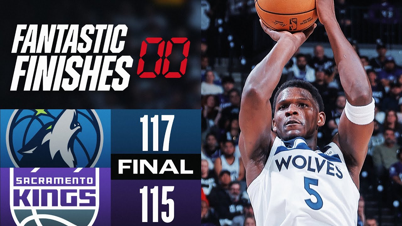 Final 3:34 WILD ENDING Timberwolves vs Kings 👀 | October 24, 2024