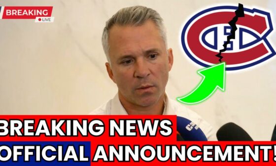 SHOCK EXIT: Martin St. Louis STEPS DOWN as Habs Head Coach | Montreal Canadiens News