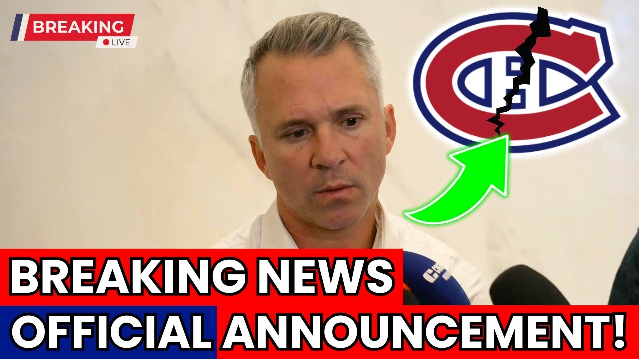 SHOCK EXIT: Martin St. Louis STEPS DOWN as Habs Head Coach | Montreal Canadiens News