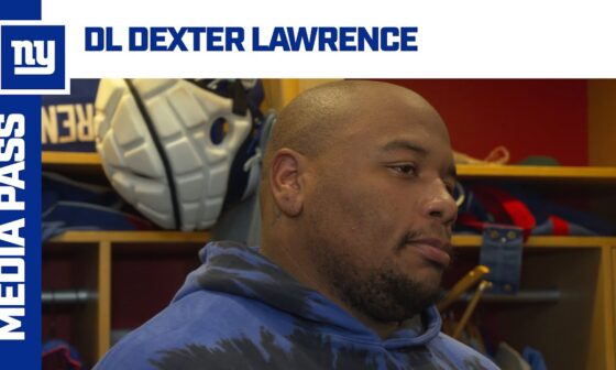 Dexter Lawrence on MNF Matchup: "I'm excited to go in there and compete" | New York Giants