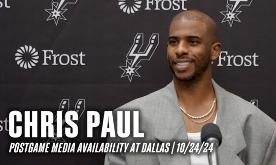 Chris Paul's Postgame vs Dallas Mavericks | 10.24.2024