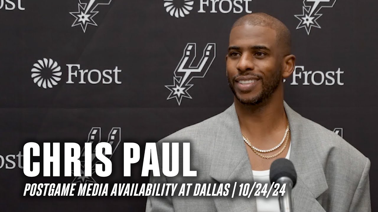 Chris Paul's Postgame vs Dallas Mavericks | 10.24.2024