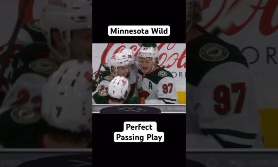 Kaprizov and  Zuccarello work give and go to perfection for Minnesota Wild #hockey #nhl #sports