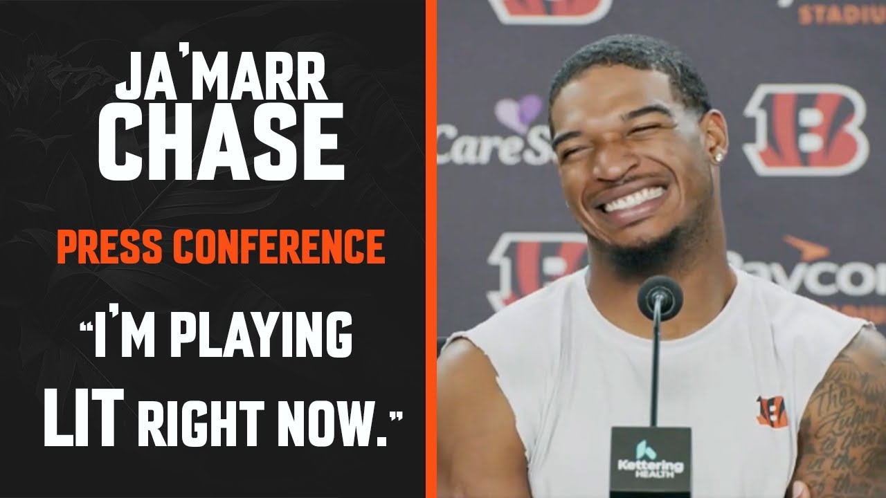 Ja'Marr Chase Press Conference - Oct. 24