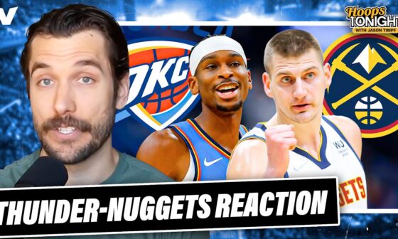 Thunder-Nuggets Reaction: SGA & OKC dominate Denver + Mavericks CATCH FIRE vs. Spurs | Hoops Tonight