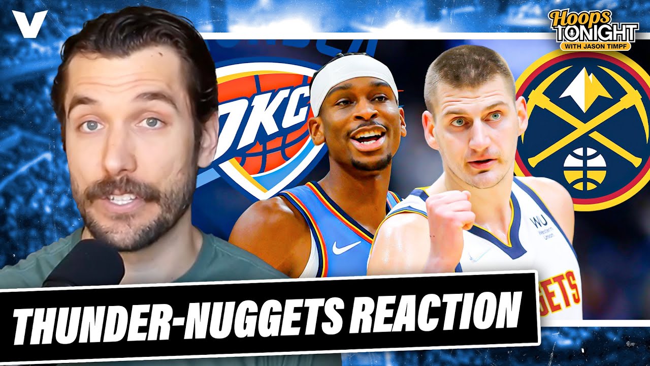 Thunder-Nuggets Reaction: SGA & OKC dominate Denver + Mavericks CATCH FIRE vs. Spurs | Hoops Tonight