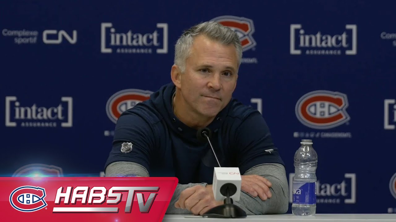 St-Louis addresses the media at practice | FULL PRESS CONFERENCE