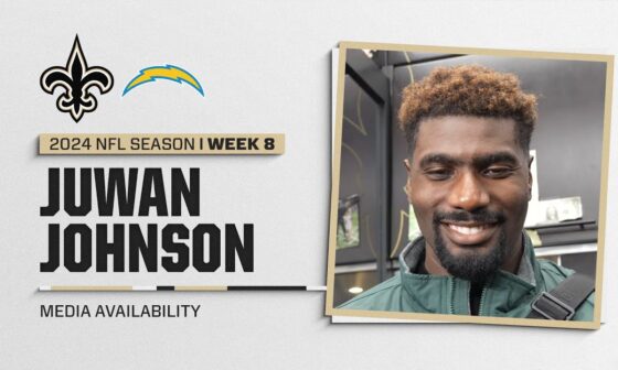 Juwan Johnson on returning players, Chargers defense | New Orleans Saints