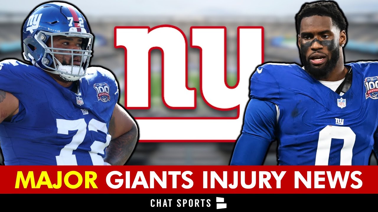 MAJOR New York Giants Injury News Before MNF vs. Pittsburgh Steelers