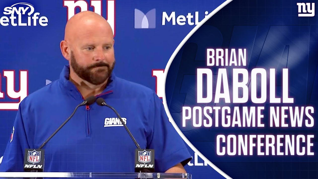 Brian Daboll on benching Daniel Jones in Giants' loss to Eagles | SNY