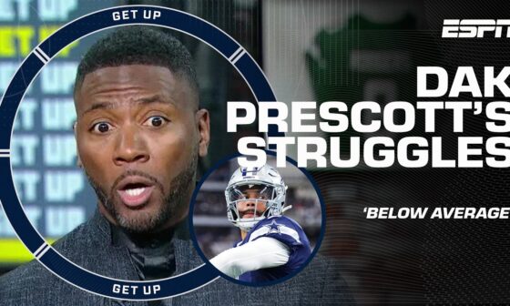 'DAK HASN'T BEEN CLOSE' - RC on Prescott's lack of MVP level play to help Cowboys win games | Get Up